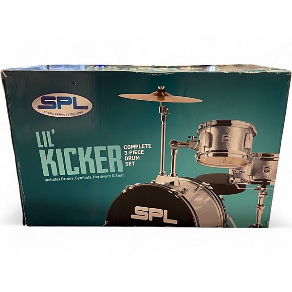 Used SPL 3 Piece Lil' Kicker Dark Red Drum Kit
