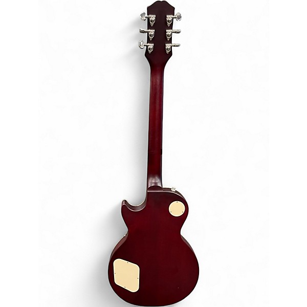 Used Epiphone LES PAUL TRAD PRO IV Satin Red Solid Body Electric Guitar
