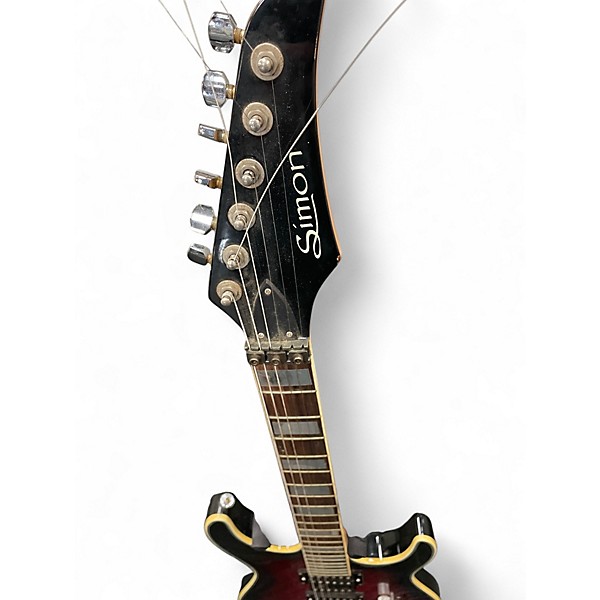 Used Simon S Style Electric Guitar 2 Color Sunburst Solid Body Electric Guitar