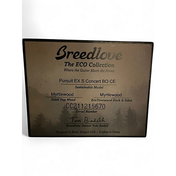 Used Breedlove Pursuit EX S Concert Myrtlewood Acoustic Electric Guitar