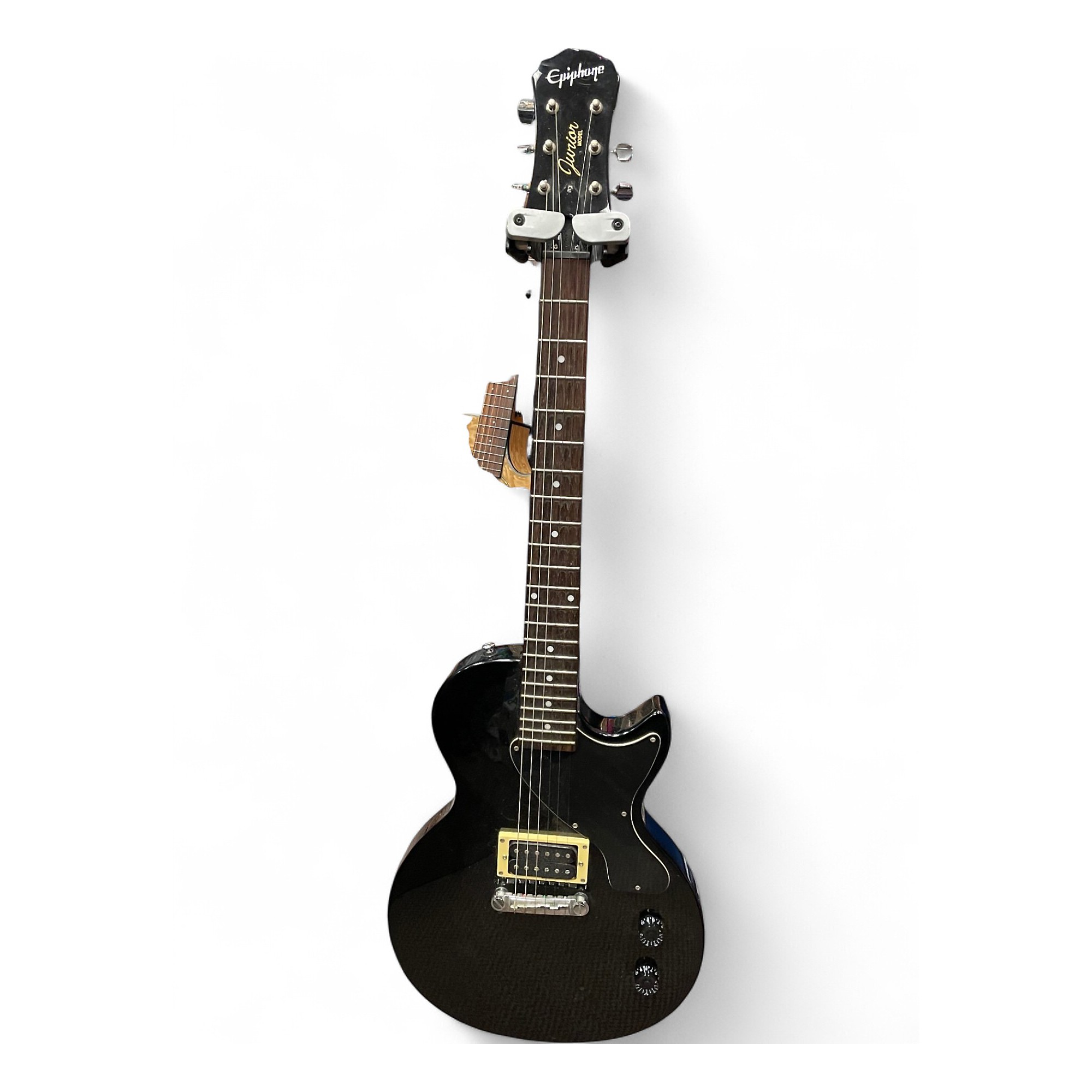 Used Epiphone Les Paul Junior Single Cut Black Solid Body Electric