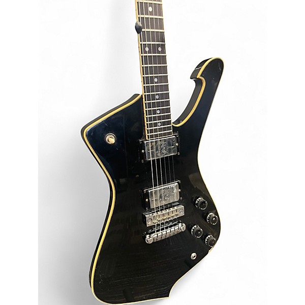 Vintage 1978 Ibanez IC100 Iceman Black Solid Body Electric Guitar