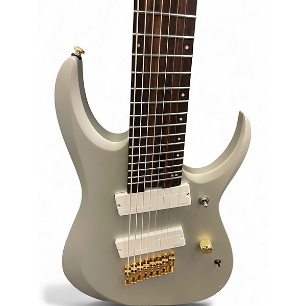 Used Ibanez RGDMS8 SILVER Solid Body Electric Guitar
