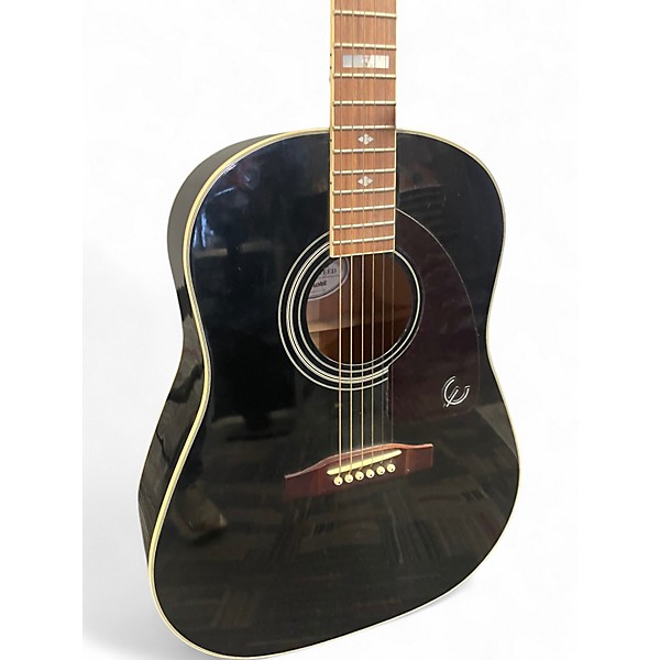 Used Epiphone AJ18S Black Acoustic Guitar