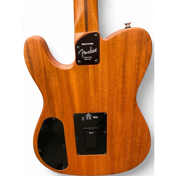 Used Fender Acoustasonic Player Telecaster Sunburst Acoustic Electric Guitar