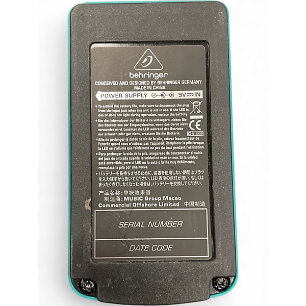 Used Behringer CS400 Compressor Sustainer Effect Pedal