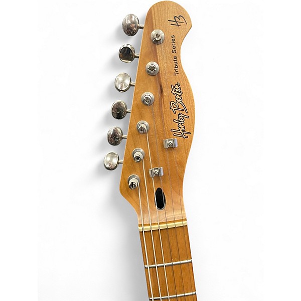 Used Harley Benton SIG SERIES TELECASTER ORANGE Solid Body Electric Guitar