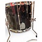 Used SJC Drums 3 Piece Deville Busker black sparkle Drum Kit