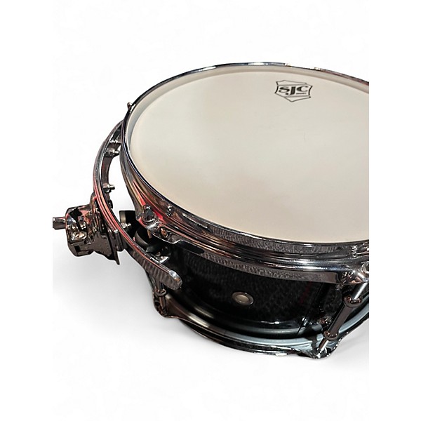 Used SJC Drums 3 Piece Deville Busker black sparkle Drum Kit