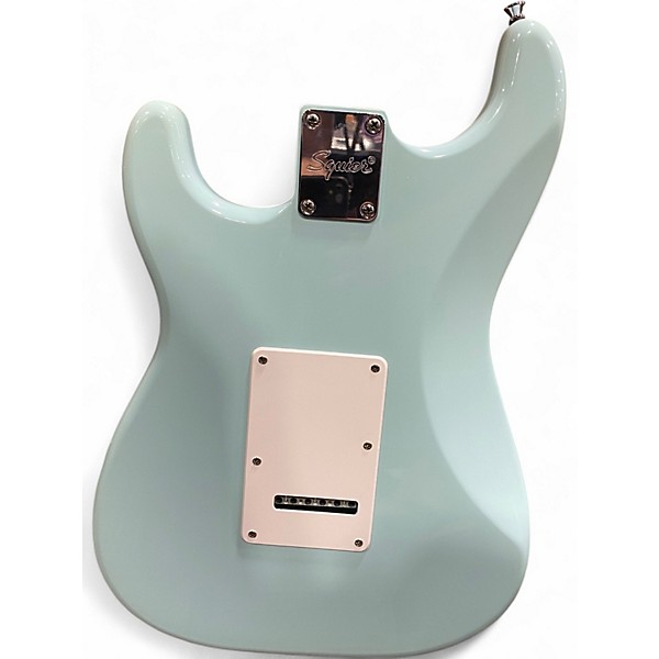 Used Squier STRATOCASTER BLUE Solid Body Electric Guitar