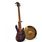 Used Spector NS-2J Purple Quilt Electric Bass Guitar thumbnail