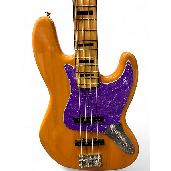 Used Squier jazz bass Butterscotch Electric Bass Guitar