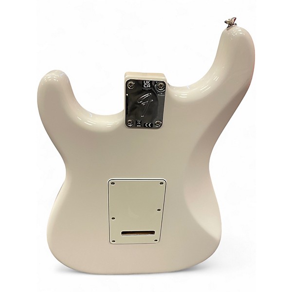 Used Fender Standard Stratocaster Alpine White Solid Body Electric Guitar