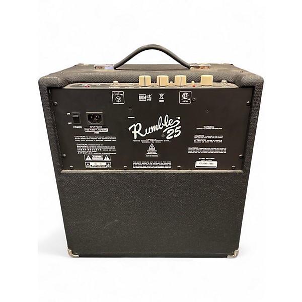 Used Fender Rumble 25 25W 1x8 Bass Combo Amp