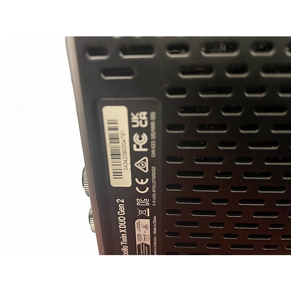 Used Universal Audio Apollo Twin X Duo 3 Audio Interface