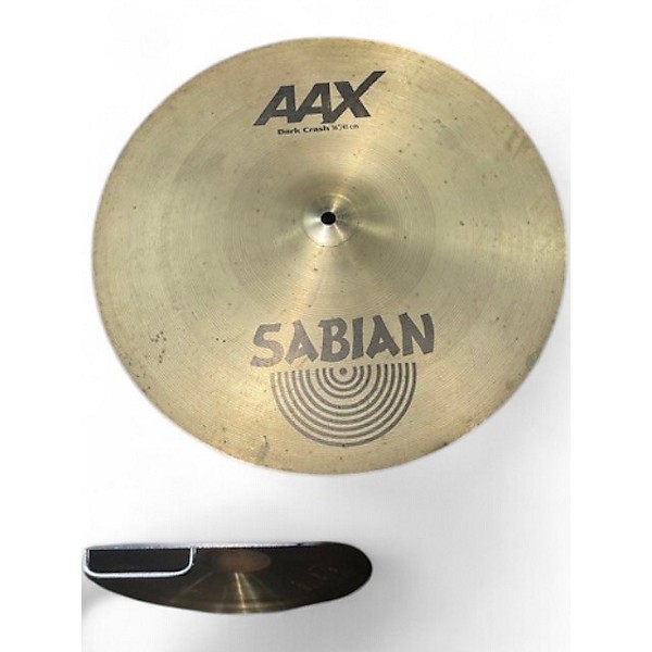 Used SABIAN 16in AAX Series Dark Crash Cymbal