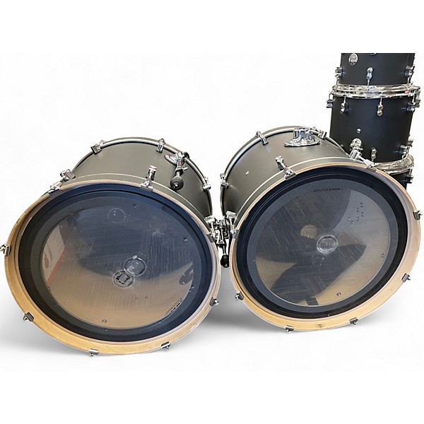 Used PDP by DW 6 Piece Concept Series Matte Black Drum Kit