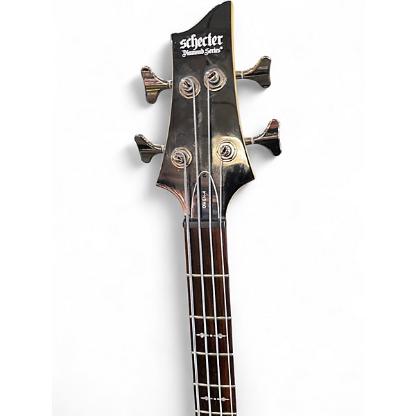 Used Schecter Guitar Research Omen 4 String Black Electric Bass Guitar
