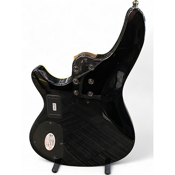 Used Schecter Guitar Research Omen 4 String Black Electric Bass Guitar