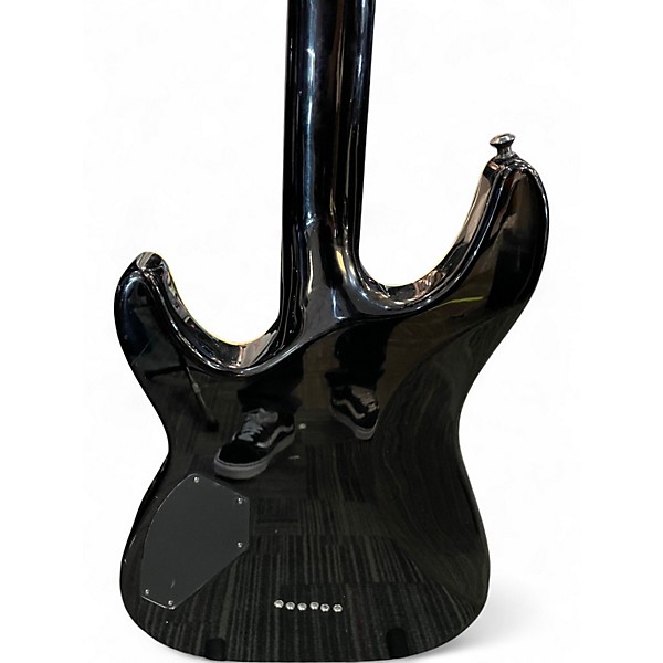 Used Schecter Guitar Research C1 ELITE Black Solid Body Electric Guitar