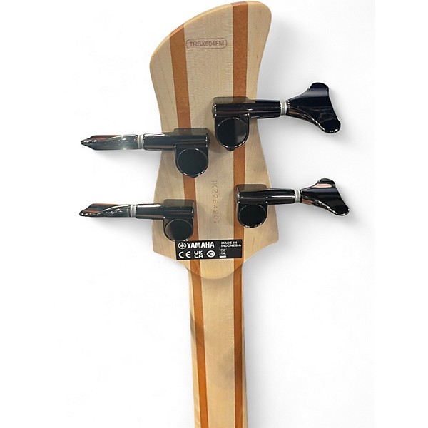 Used Yamaha TRBX604 MATTE AMBER Electric Bass Guitar