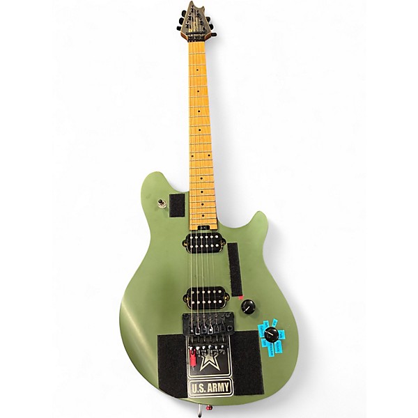 Used EVH Wolfgang Standard MATTE GREEN Solid Body Electric Guitar