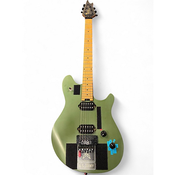 Used EVH Wolfgang Standard MATTE GREEN Solid Body Electric Guitar