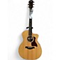 Used Taylor 214CE Deluxe Natural Acoustic Electric Guitar thumbnail