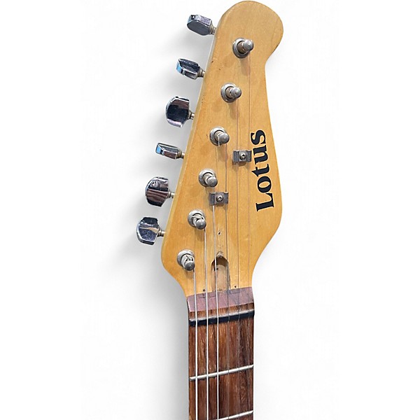 Used Lotus S Style HH Black Solid Body Electric Guitar