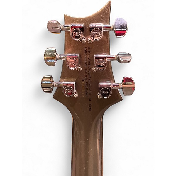 Used PRS Carlos Santana Signature SE Silver Solid Body Electric Guitar