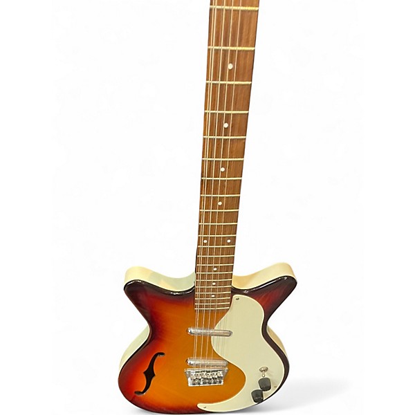 Used Danelectro Vintage 12 Tobacco Burst Hollow Body Electric Guitar