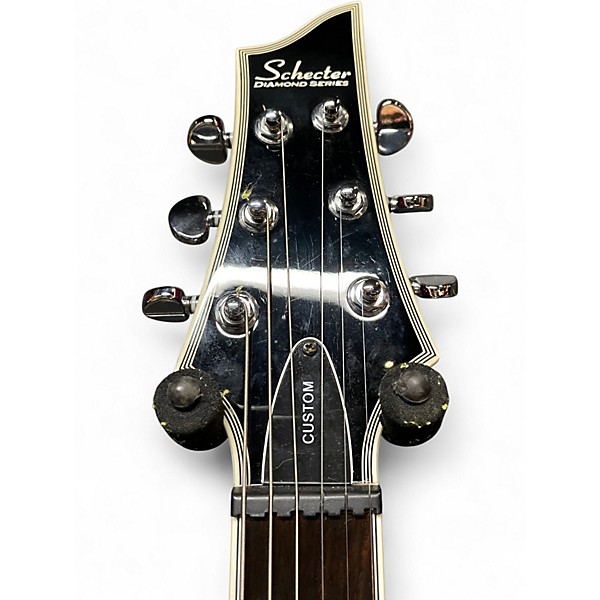 Used Schecter Guitar Research V-1 Custom Trans Purple Solid Body Electric Guitar