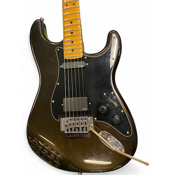 Used 2021 Fender American Ultra Stratocaster Texas Tea Solid Body Electric Guitar