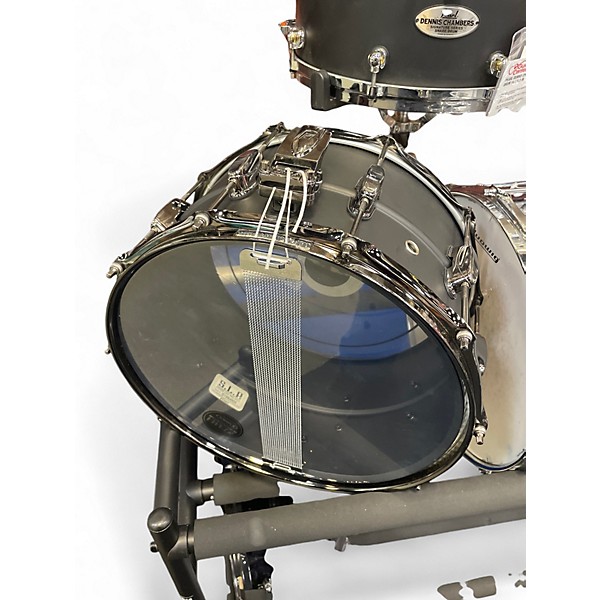 Used TAMA 14in S.L.P STEEL  BLACK Drum