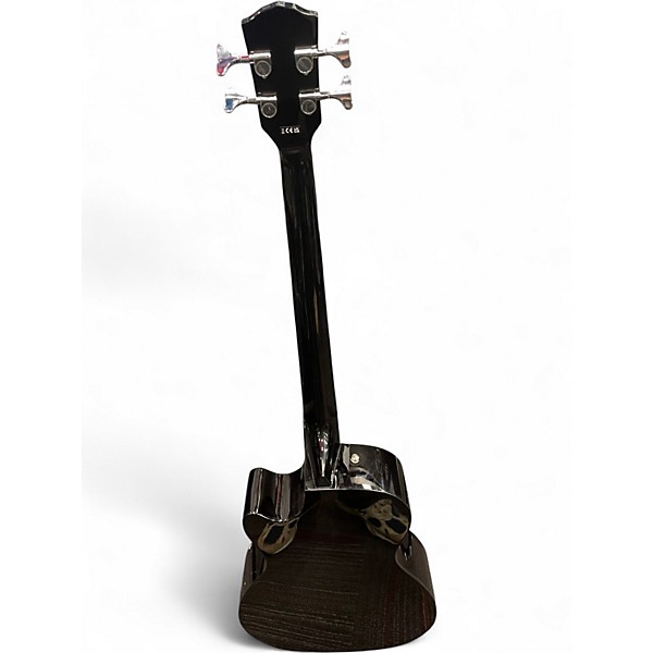 Used Fender CB60SCE Black Acoustic Bass Guitar