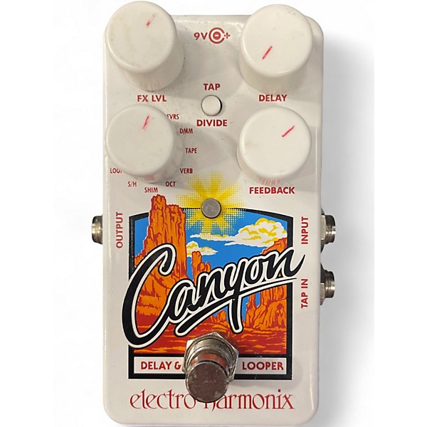 Used Electro-Harmonix Canyon Delay and Looper Effect Pedal