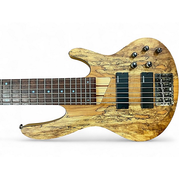 Used ESP LTD B206SM 6 String Natural Electric Bass Guitar