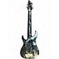 Used Schecter Guitar Research C8 SILVER MOUNTAIN MULTISCALE Metallic Silver Solid Body Electric Guitar