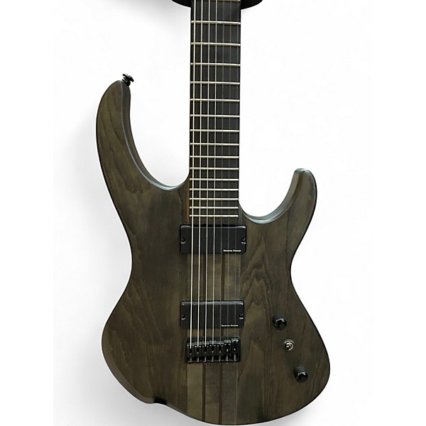 Used Agile INTREPID PRO 7 STRING Walnut Solid Body Electric Guitar