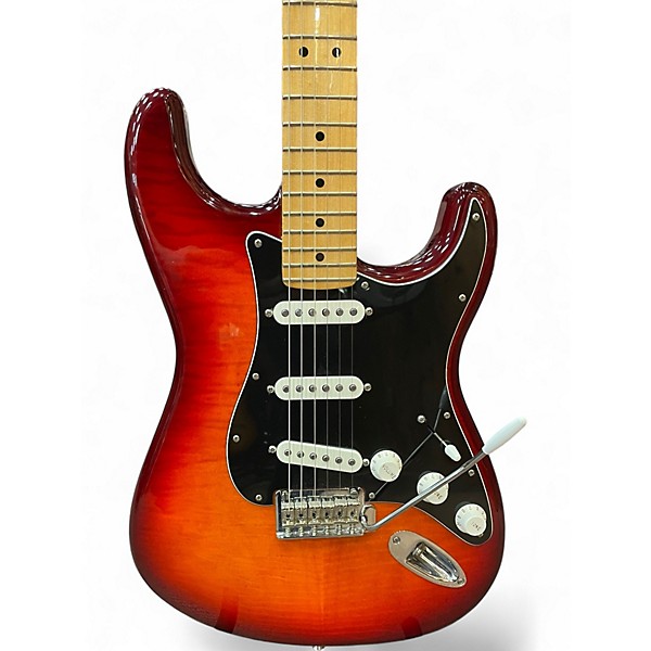 Used Fender Player Plus Stratocaster AGED CHERRY BURST  Solid Body Electric Guitar