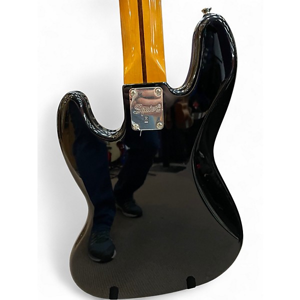 Used Squier Classic Vibe 70s Jazz Bass V Black Electric Bass Guitar