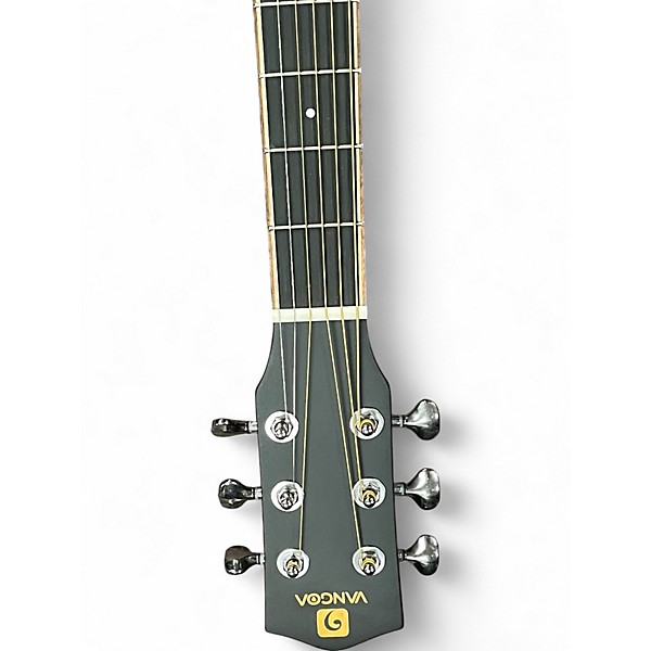 Used Vangoa BASICVGE1 Black Acoustic Electric Guitar