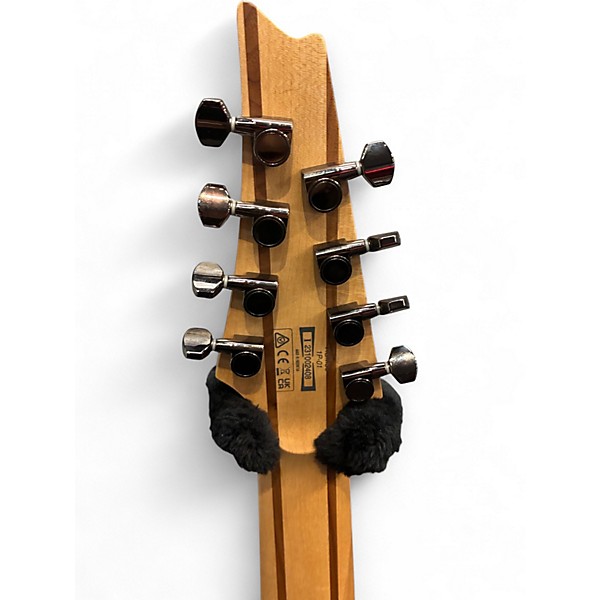 Used Ibanez RGMS8 Black Solid Body Electric Guitar