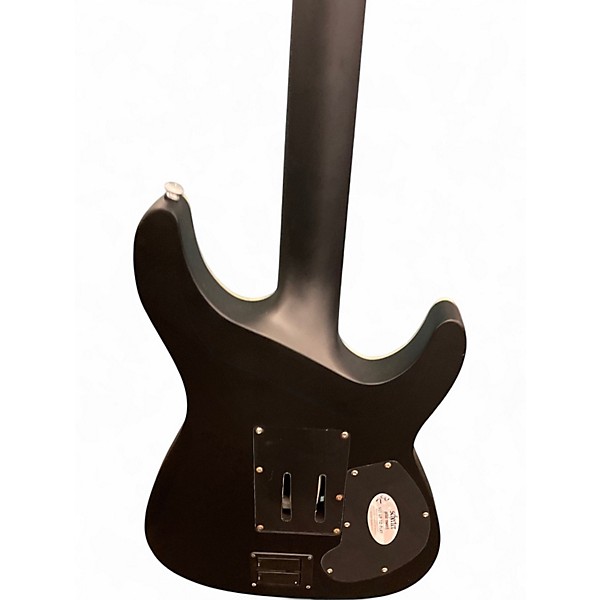 Used Schecter Guitar Research Damien Platinum 6 Floyd Rose Left Handed Black Electric Guitar