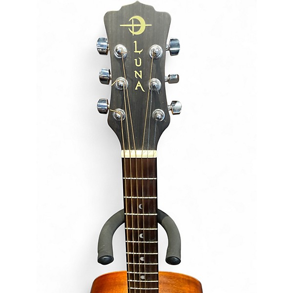 Used Luna Safari  Mahogany Acoustic Guitar