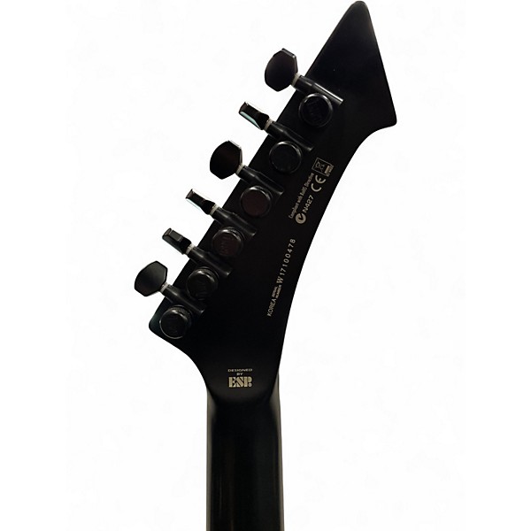 Used ESP LTD James Hetfield Snakebyte Left Handed Black Electric Guitar