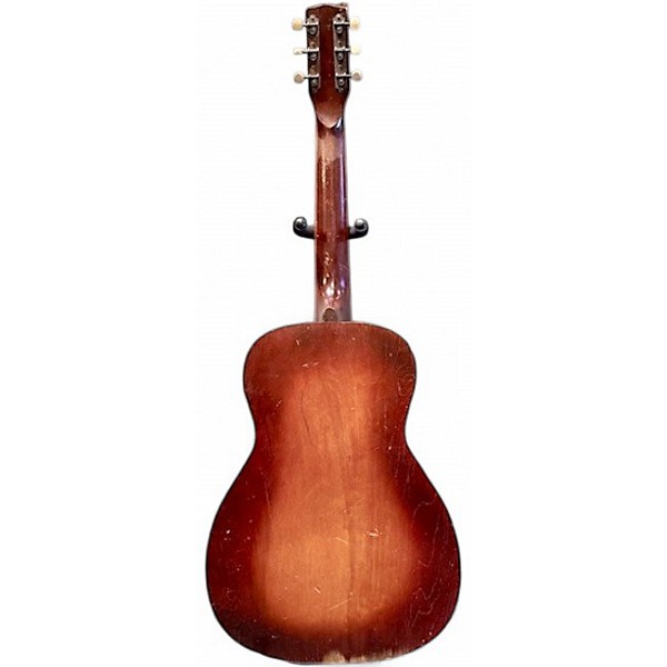 Vintage 1940s Silvertone 605 PARLOR Sunburst Acoustic Guitar