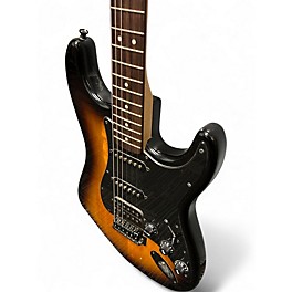 Used Squier Bullet Stratocaster HSS 2 Tone Sunburst Solid Body Electric Guitar