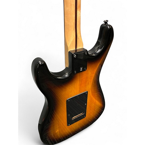 Used Squier Bullet Stratocaster HSS 2 Tone Sunburst Solid Body Electric Guitar