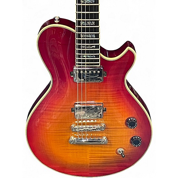 Used Michael Kelly PATRIOT CUSTOM 2 Tone Sunburst Solid Body Electric Guitar